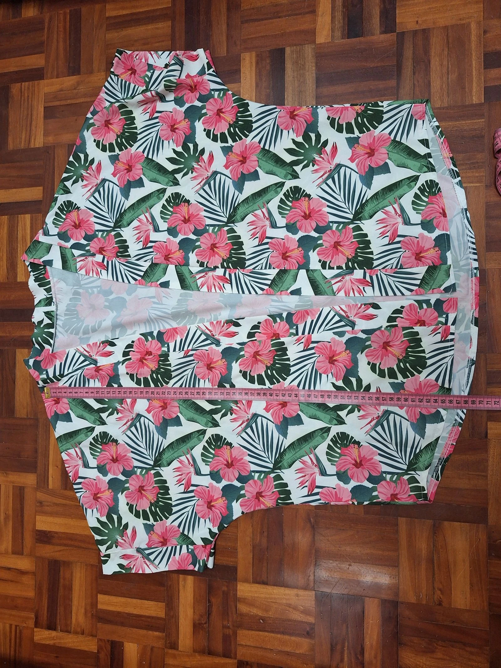 Tropical Hawaiian Flower Overshirt XL XXL Loose – photo 6